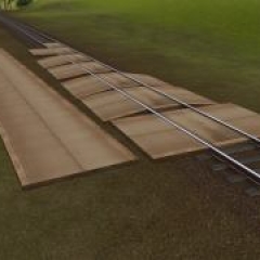 SAM Ścieżka/przejście betonowe 3m zestaw 01/SAM Concrete Path/Crosswalk 3m 01 Pack